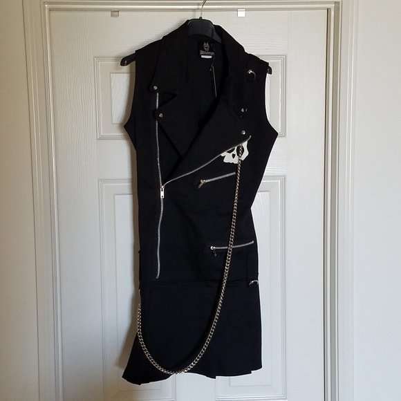 Attempt Dresses & Skirts - 'ATTEMPT'•Black•heavy metal rock, punk•NWT